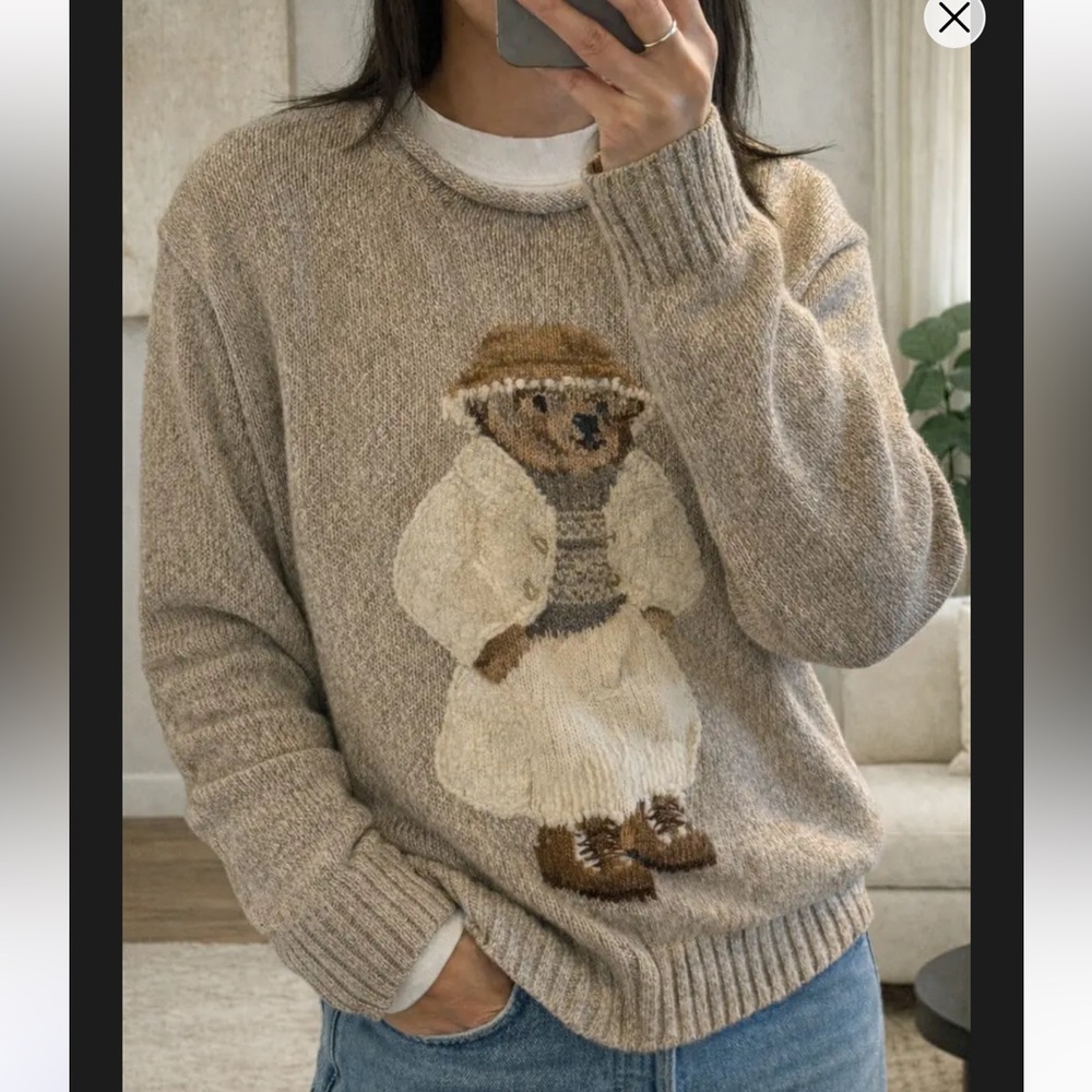 Ralph Lauren Polo Bear Rollneck Sweater - Picture 8 of 8